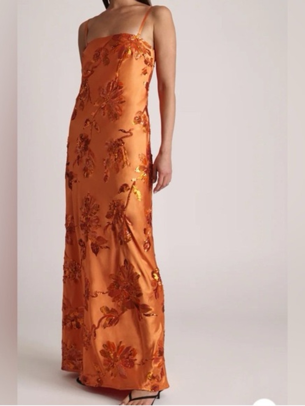 Sabina Musayev Orange Dress